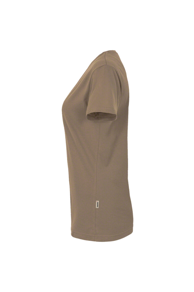 HAKRO Damen V-Shirt MIKRALINAR®, nougat