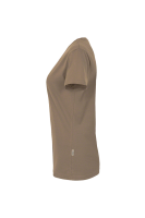 HAKRO Damen V-Shirt MIKRALINAR®, nougat