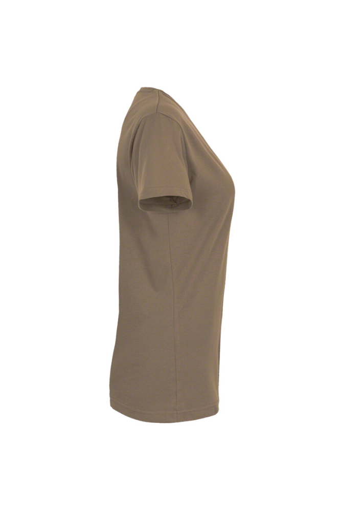 HAKRO Damen V-Shirt MIKRALINAR®, nougat