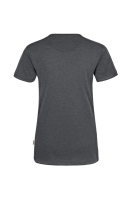 HAKRO Damen V-Shirt MIKRALINAR®, anthrazit meliert, XS