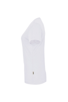 HAKRO Damen V-Shirt COOLMAX®, weiss, 3XL