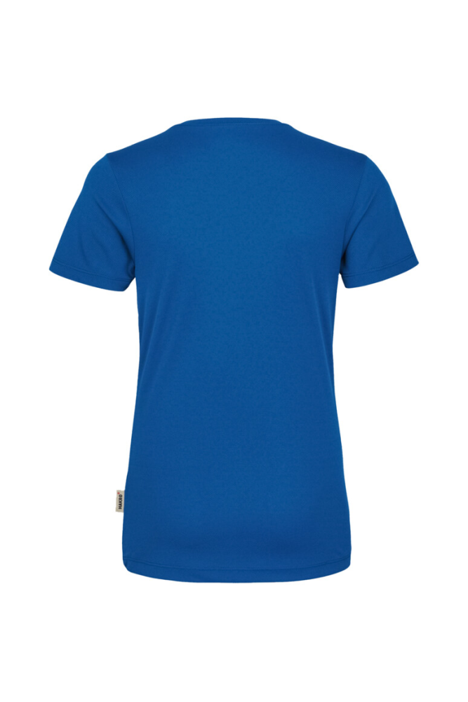 HAKRO Damen V-Shirt COOLMAX®, royalblau, XL