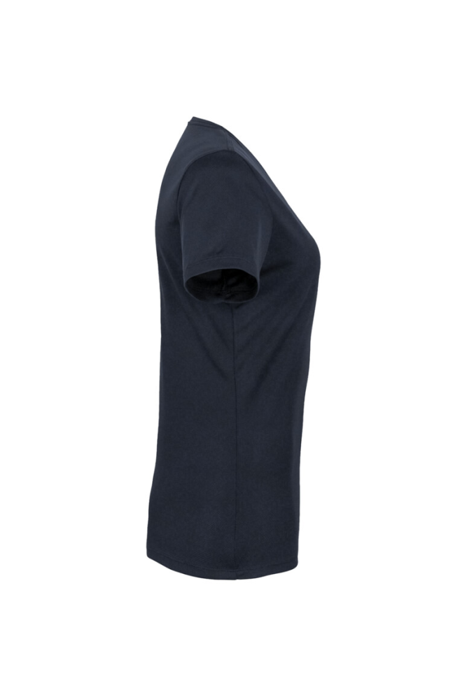 HAKRO Damen V-Shirt COOLMAX®, tinte, XS