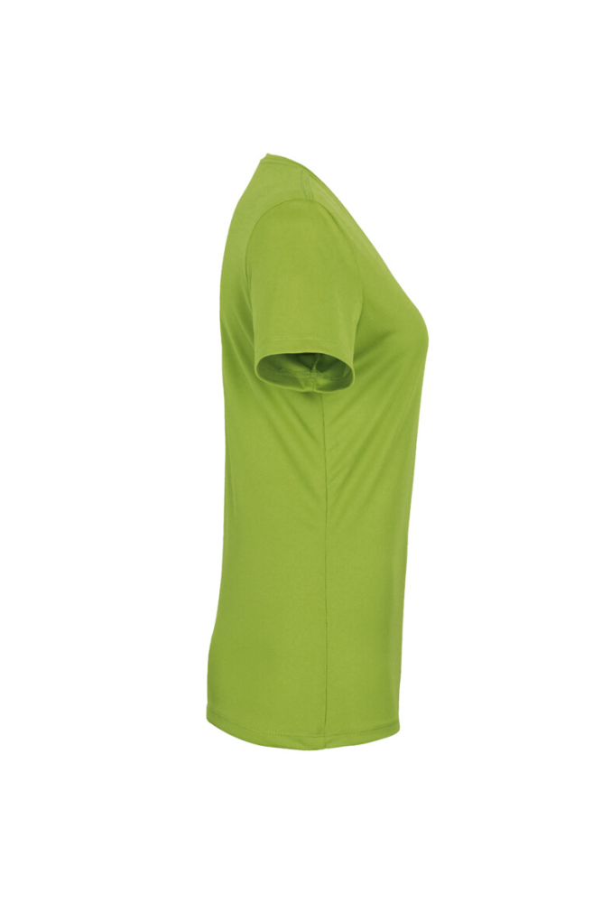 HAKRO Damen V-Shirt COOLMAX®, kiwi, XS
