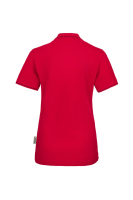 HAKRO Damen Poloshirt Casual, rot/schwarz