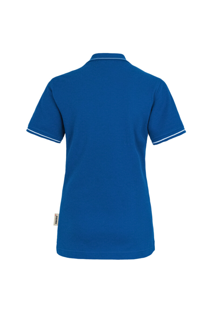 HAKRO Damen Poloshirt Casual, royalblau/weiß