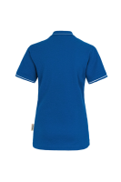 HAKRO Damen Poloshirt Casual, royalblau/weiß