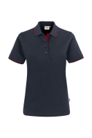 HAKRO Damen Poloshirt Casual, tinte/rot