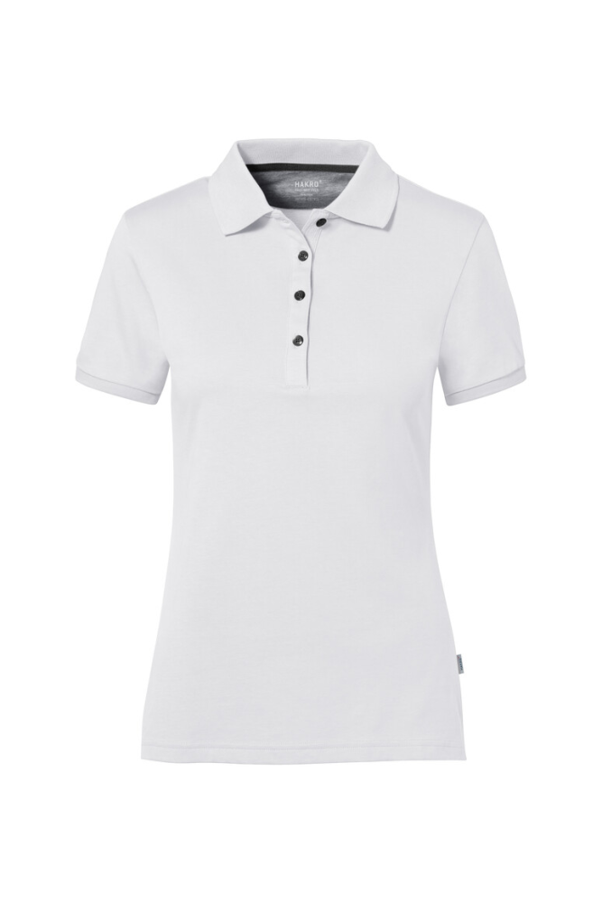 HAKRO COTTON TEC® Damen Poloshirt, weiß