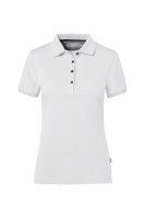 HAKRO COTTON TEC® Damen Poloshirt, weiß