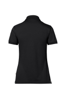 HAKRO COTTON TEC® Damen Poloshirt, schwarz