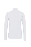 HAKRO Damen Longsleeve-Poloshirt MIKRALINAR®, weiss