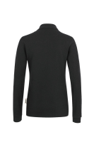 HAKRO Damen Longsleeve-Poloshirt MIKRALINAR®, schwarz