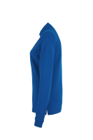 HAKRO Damen Longsleeve-Poloshirt MIKRALINAR®, royalblau