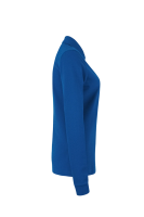 HAKRO Damen Longsleeve-Poloshirt MIKRALINAR®, royalblau