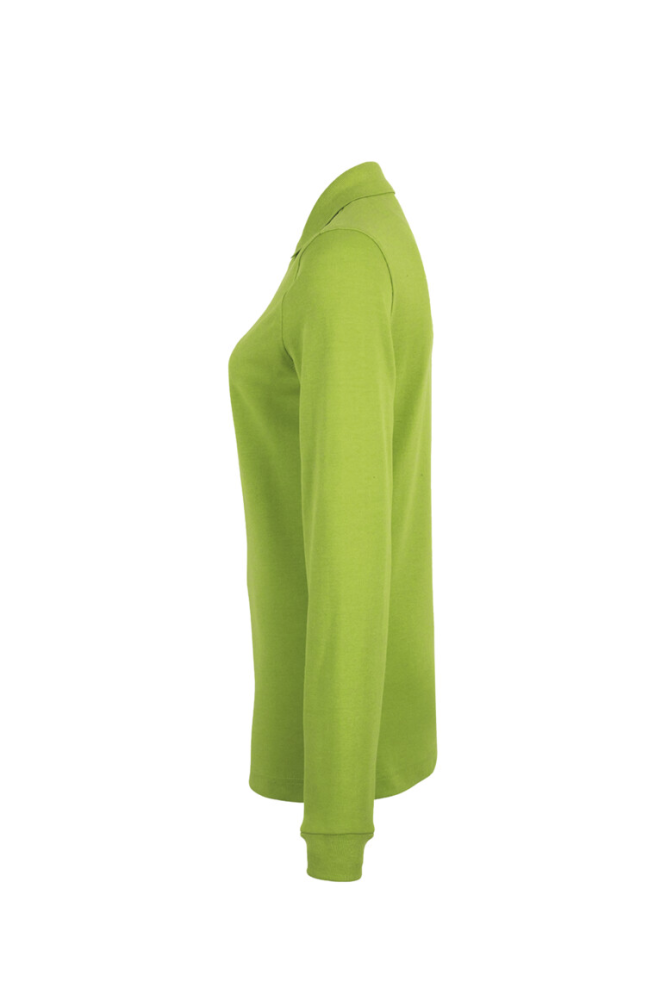HAKRO Damen Longsleeve-Poloshirt MIKRALINAR®, kiwi