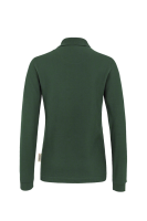 HAKRO Damen Longsleeve-Poloshirt MIKRALINAR®, tanne