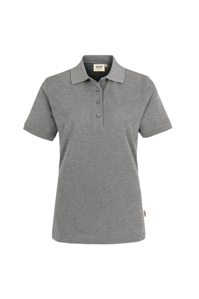HAKRO Damen Poloshirt MIKRALINAR®, grau meliert