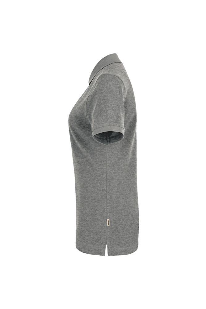 HAKRO Damen Poloshirt MIKRALINAR®, grau meliert