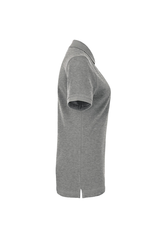 HAKRO Damen Poloshirt MIKRALINAR®, grau meliert