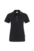 HAKRO Damen Poloshirt Stretch, schwarz