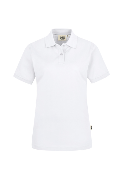 HAKRO Damen Poloshirt Top, weiß