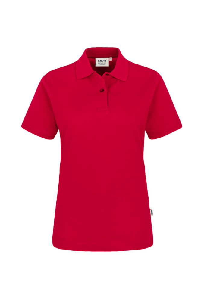 HAKRO Damen Poloshirt Top, rot, 4XL