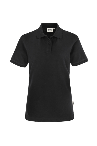 HAKRO Damen Poloshirt Top, schwarz