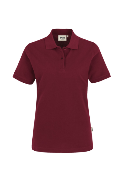HAKRO Damen Poloshirt Top, weinrot