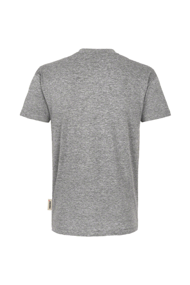 HAKRO V-Shirt Classic, grau meliert, 2XL