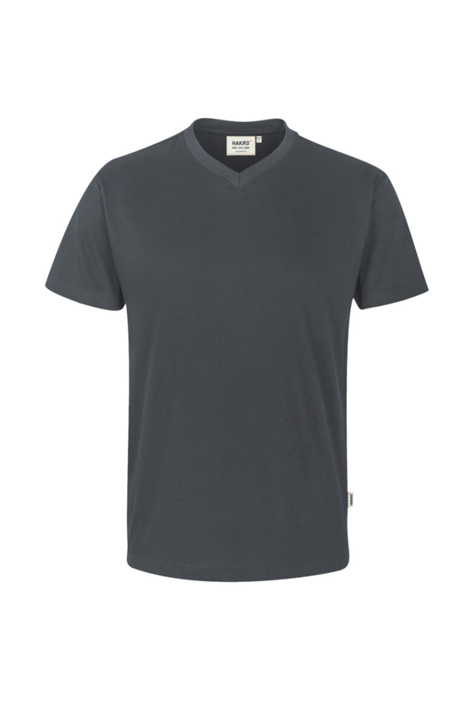 HAKRO V-Shirt Classic, anthrazit, L