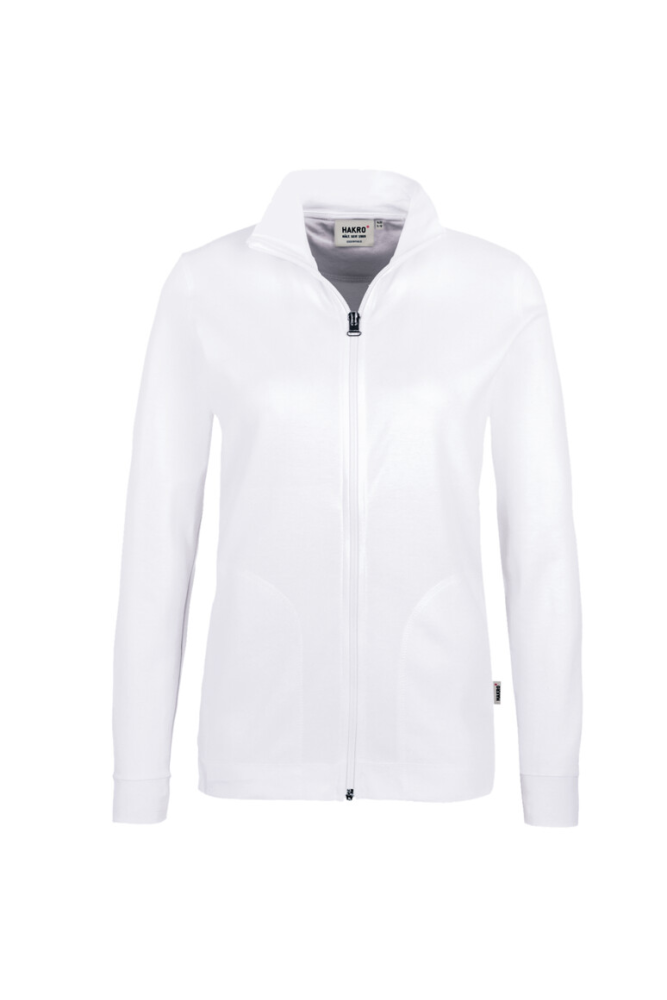 HAKRO Damen Interlockjacke, weiß