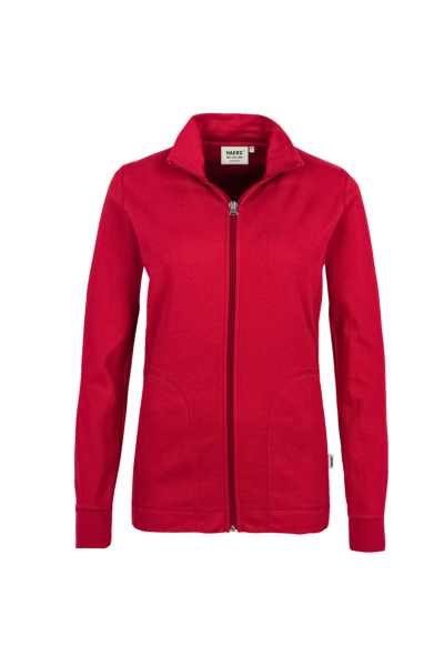 HAKRO Damen Interlockjacke, rot