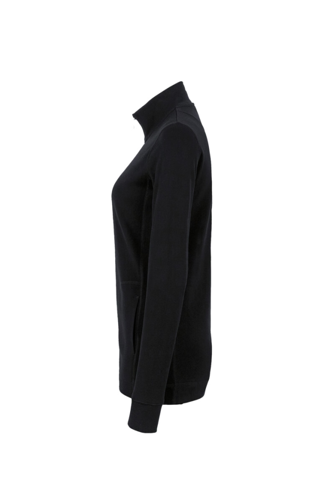 HAKRO Damen Interlockjacke, schwarz