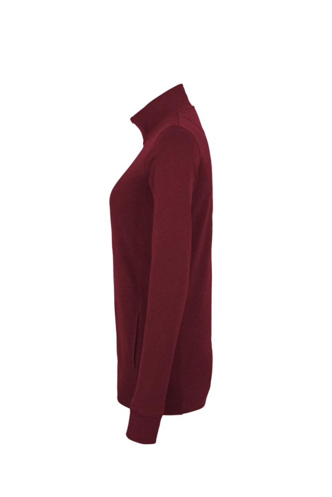 HAKRO Damen Interlockjacke, weinrot, L