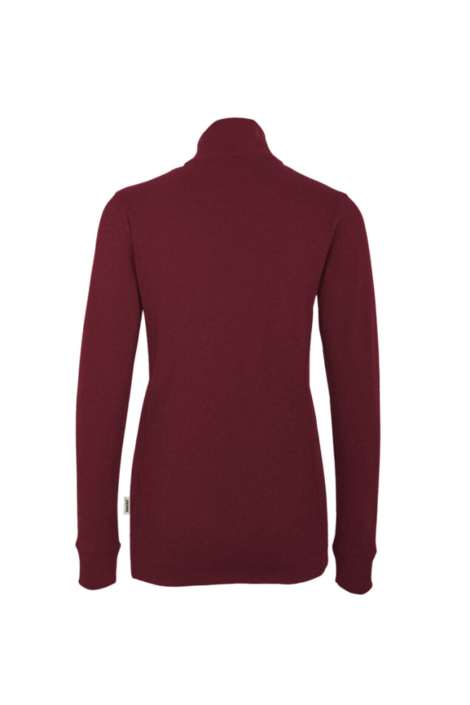 HAKRO Damen Interlockjacke, weinrot, L