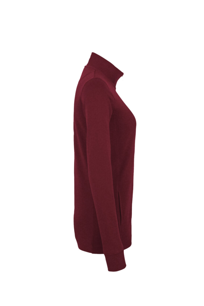 HAKRO Damen Interlockjacke, weinrot, L