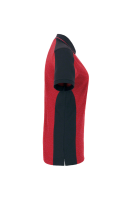 HAKRO Damen Poloshirt Contrast MIKRALINAR®, rot/anthrazit
