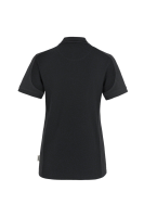 HAKRO Damen Poloshirt Contrast MIKRALINAR®, schwarz/anthrazit