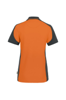 HAKRO Damen Poloshirt Contrast MIKRALINAR®, orange/anthrazit