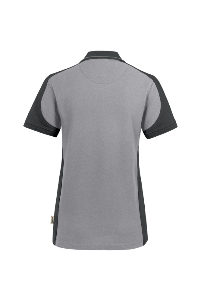HAKRO Damen Poloshirt Contrast MIKRALINAR®, titan/anthrazit