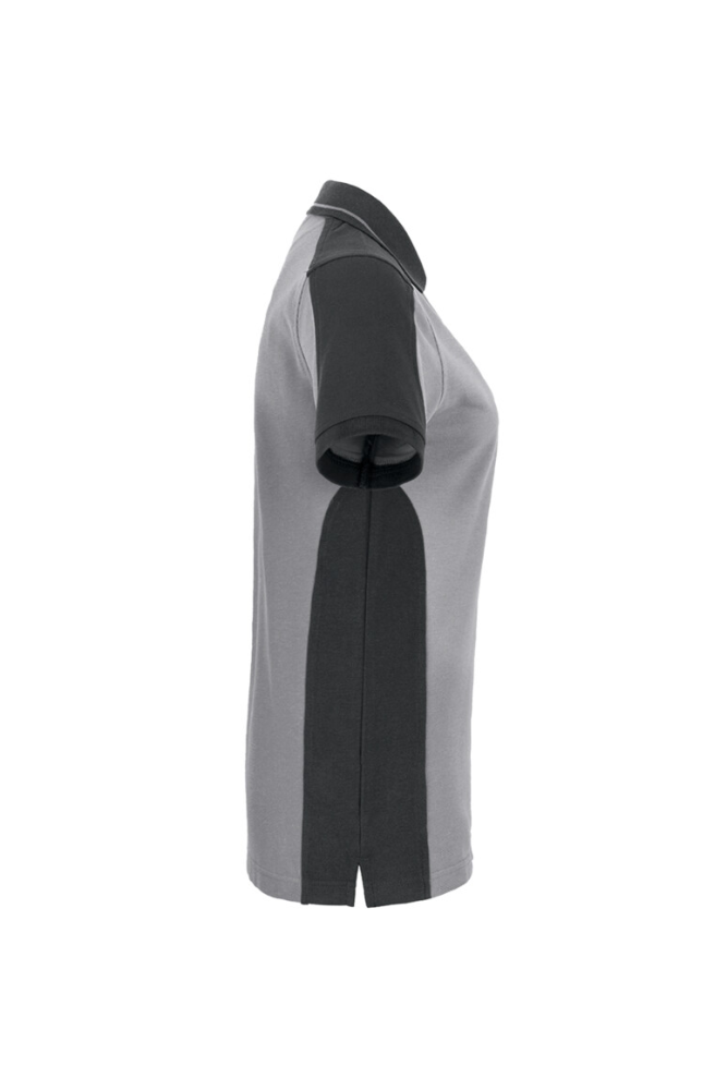 HAKRO Damen Poloshirt Contrast MIKRALINAR®, titan/anthrazit