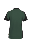 HAKRO Damen Poloshirt Contrast MIKRALINAR®, tanne/anthrazit