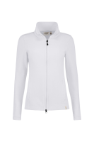 HAKRO Damen Fleecejacke ECO, weiß, XL