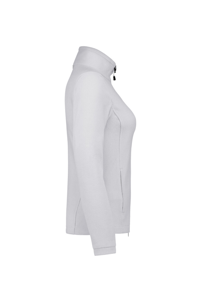 HAKRO Damen Fleecejacke ECO, weiß, XL