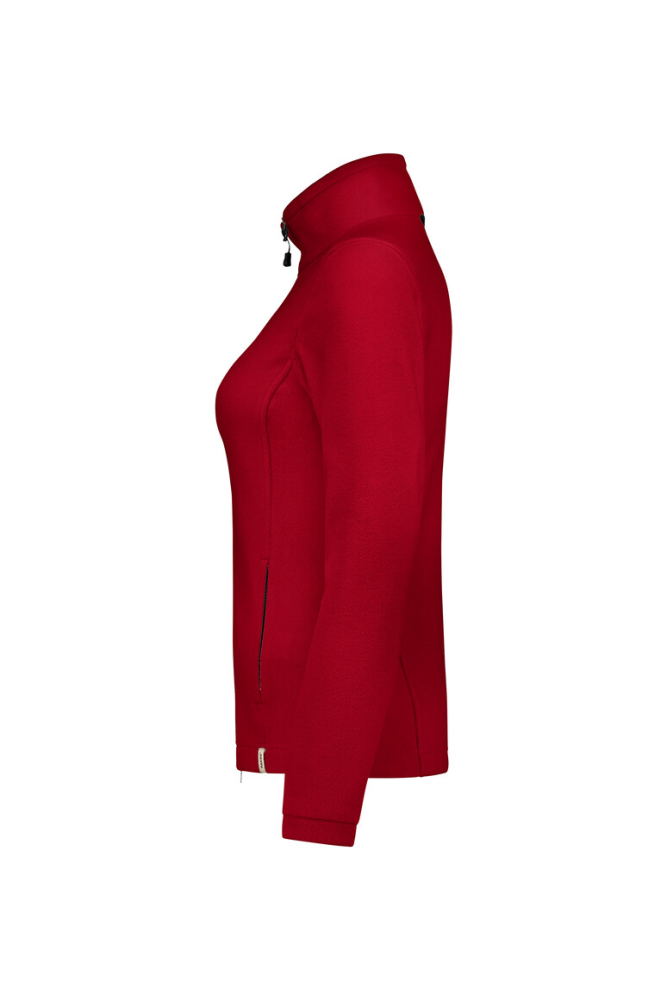 HAKRO Damen Fleecejacke ECO, rot, XL