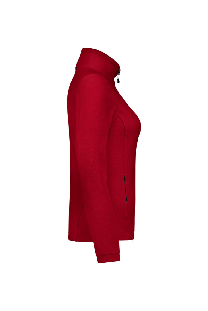 HAKRO Damen Fleecejacke ECO, rot, XL