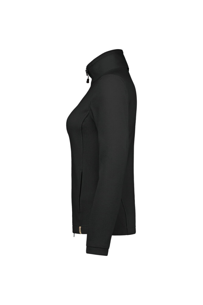 HAKRO Damen Fleecejacke ECO, schwarz, 4XL