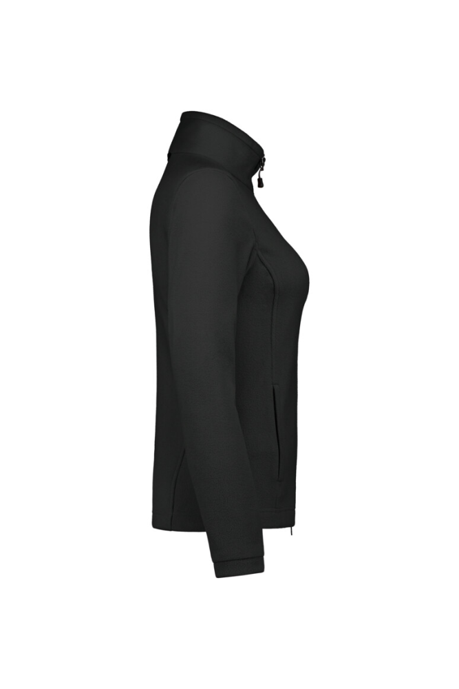 HAKRO Damen Fleecejacke ECO, schwarz, 4XL