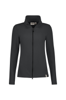 HAKRO Damen Fleecejacke ECO, anthrazit, XS